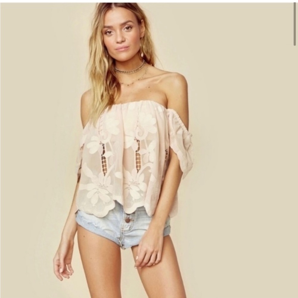 Lovers and Friends Life’s a Beach Off Shoulder Top
